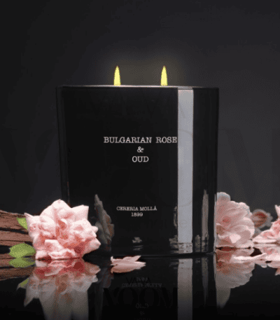 נר בינוני BULGARIAN ROSE&OUT - גר׳ 600